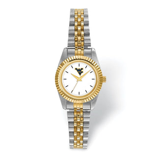 LogoArt West Virginia University Pro Two-tone Ladies Quartz Watch