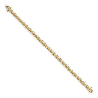 14k Yellow Gold A Diamond Tennis Bracelet X2000A