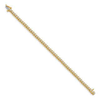 14k Yellow Gold A Diamond Tennis Bracelet X2000A