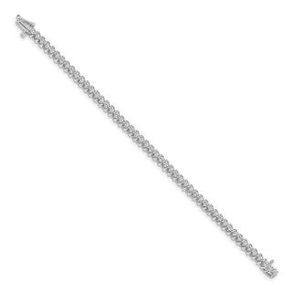 14k White Gold A Diamond Tennis Bracelet X2001WA