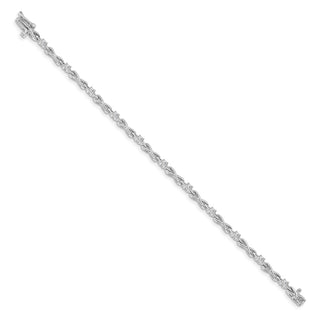 14k White Gold VS Diamond Tennis Bracelet X2106WVS