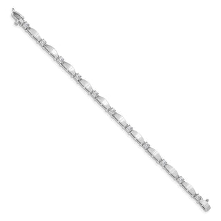 14k White Gold A Diamond Tennis Bracelet X2361WA