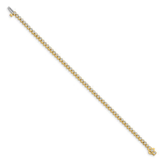 14k Yellow Gold A Diamond Tennis Bracelet X2896A
