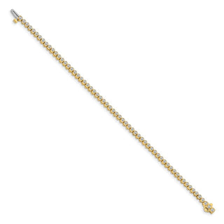 14k Yellow Gold A Diamond Tennis Bracelet X2896A
