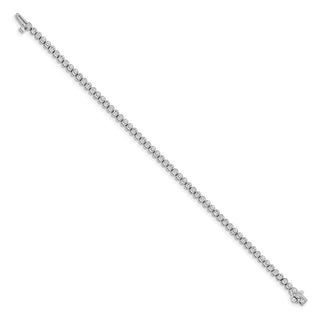 14k White Gold A Diamond Tennis Bracelet X2896WA