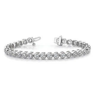 14k White Gold A Diamond Tennis Bracelet X2896WA