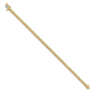 14k Yellow Gold A Diamond Tennis Bracelet X700A
