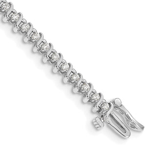 14k White Gold 1.6mm Diamond Tennis Bracelet X700WVS