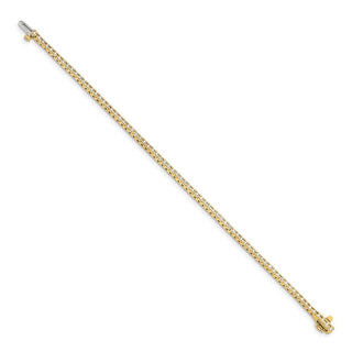 14k Yellow Gold AA Diamond Tennis Bracelet X729AA