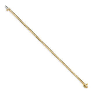 14k Yellow Gold A Diamond Tennis Bracelet X729A
