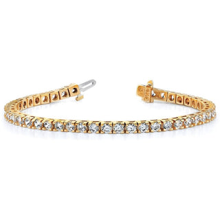 14k Yellow Gold A Diamond Tennis Bracelet X729A