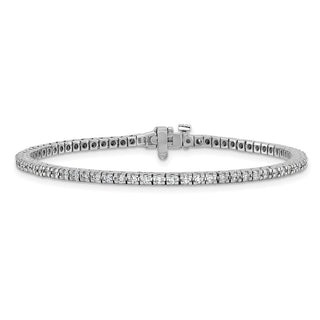 14k White Gold AA Diamond Tennis Bracelet X729WAA