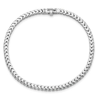 14k White Gold AA Diamond Tennis Bracelet X729WAA