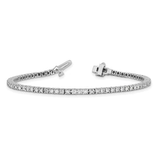 14k White Gold AA Diamond Tennis Bracelet X729WAA