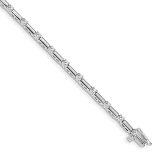 14k White Gold VS Diamond Tennis Bracelet X762WVS