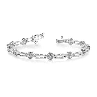 14k White Gold VS Diamond Tennis Bracelet X788WVS