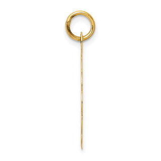 14k Yellow Gold 25Th Anniversary Disc Charm