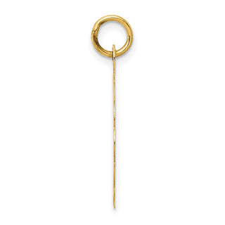 14k Yellow Gold 25Th Anniversary Disc Charm