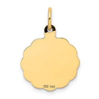 14k Yellow Gold A Date To Remember Charm XAC16