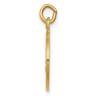 14K Yellow Gold Saint Joseph Medal Charm