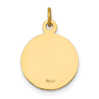 14K Yellow Gold Saint Joseph Medal Charm
