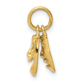 14k Yellow Gold Comedy/Tragedy Charm XAC340