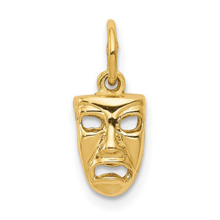 14k Yellow Gold Comedy/Tragedy Charm XAC340