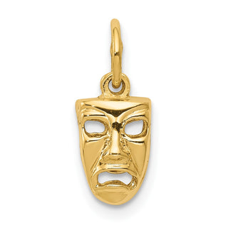 14k Yellow Gold Comedy/Tragedy Charm XAC340