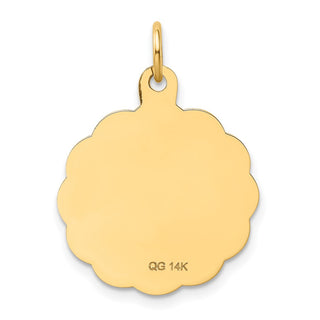 14k Yellow Gold Graduation Day Charm XAC36