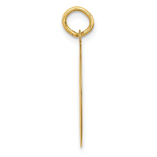 14k Yellow Gold Dachshund Disc Charm
