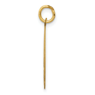 14k Yellow Gold German Shepherd Disc Charm