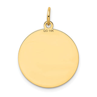14k Yellow Gold Shetland Sheepdog Disc Charm