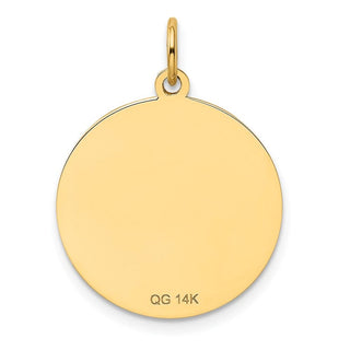 14K Yorkshire Terrier Disc Charm
