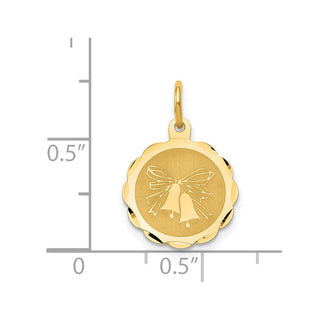 14k Yellow Gold Wedding Bells Charm XAC460