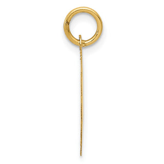 14k Yellow Gold Love Sentinment Engraveable Charm