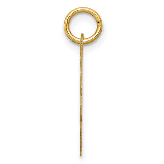 14k Yellow Gold Love Birds Disc Charm