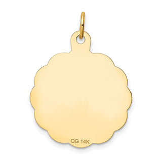 14k Yellow Gold A Date To Remember Charm XAC553