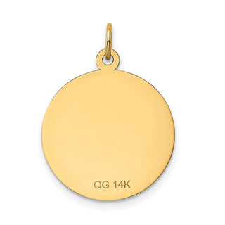 14k Yellow Gold A Date To Remember Charm XAC557
