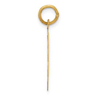 14k Yellow Gold A Date To Remember Charm XAC565