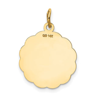 14k Yellow Gold A Date To Remember Charm XAC565
