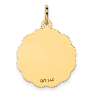 14k Yellow Gold Happy Anniversary Charm XAC572