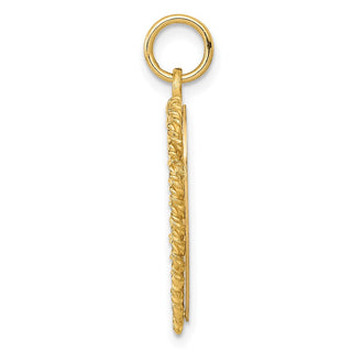 14k Yellow Gold Happy 10th Anniversary Charm XAC581