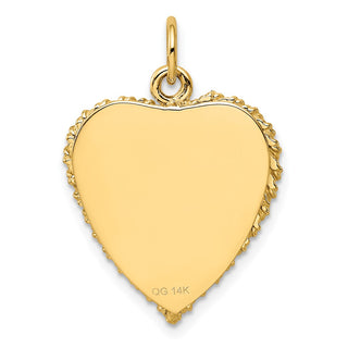 14k Yellow Gold Happy 10th Anniversary Charm XAC581