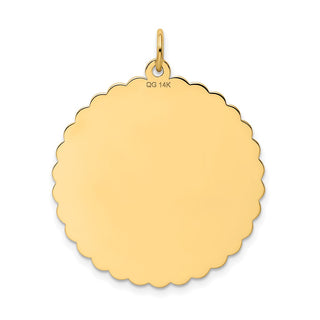 14k Yellow Gold 50th ANNIVERSARY Charm XAC584