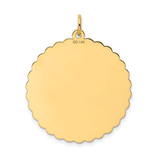 14k Yellow Gold 50th ANNIVERSARY Charm XAC584