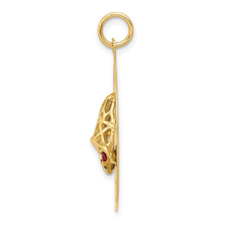 14k Yellow Gold Happy Anniversary w/Bells Charm