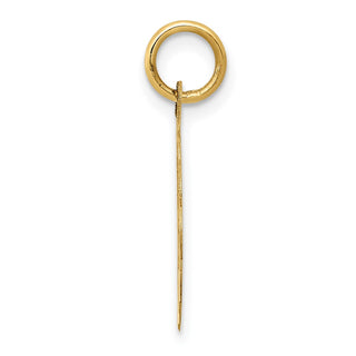 14k Yellow Gold #1 Grandpa Disc Charm