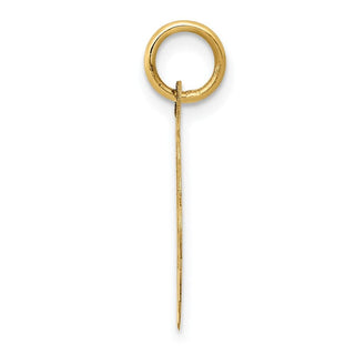 14k Yellow Gold #1 Grandpa Disc Charm