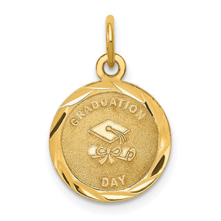 14k Yellow Gold Graduation Day Charm XAC681