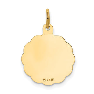 14k Yellow Gold Graduation Day Charm XAC684